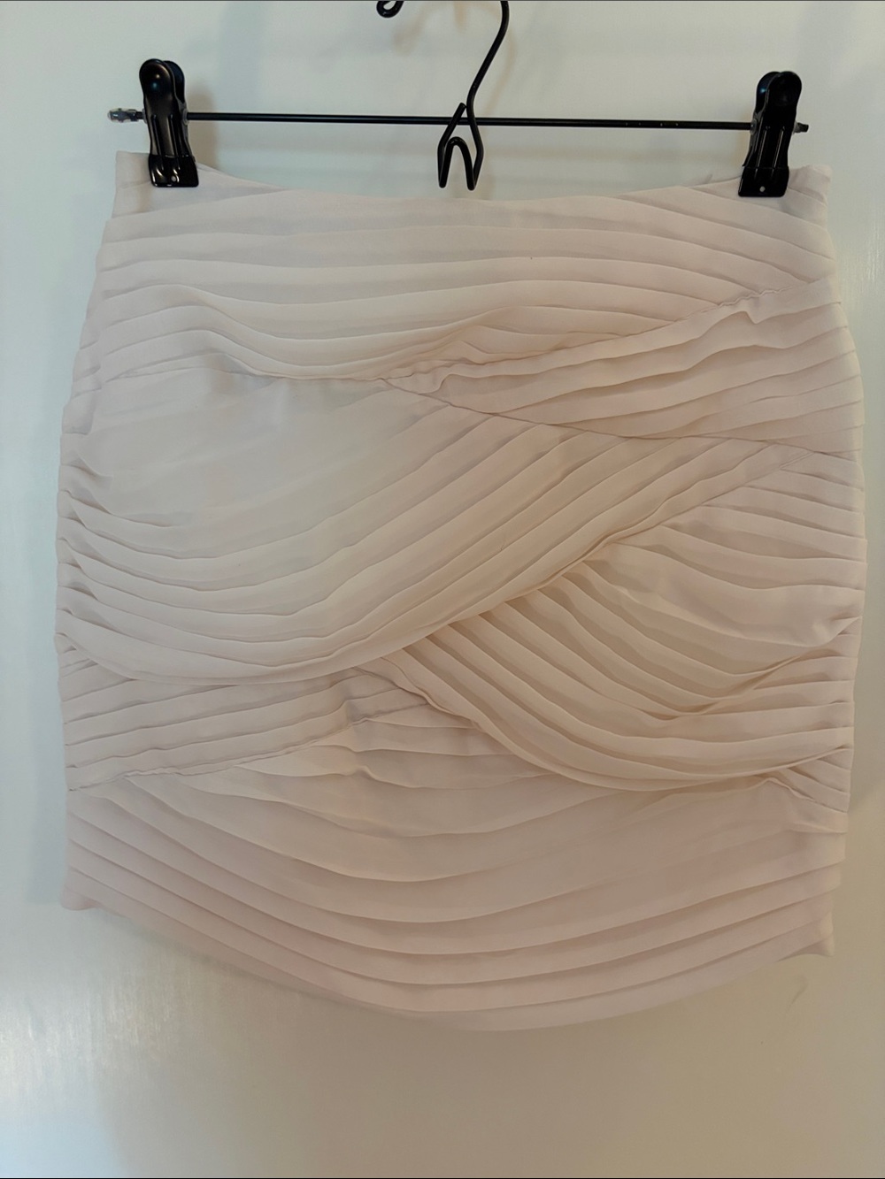 Alythea cream pleated mini